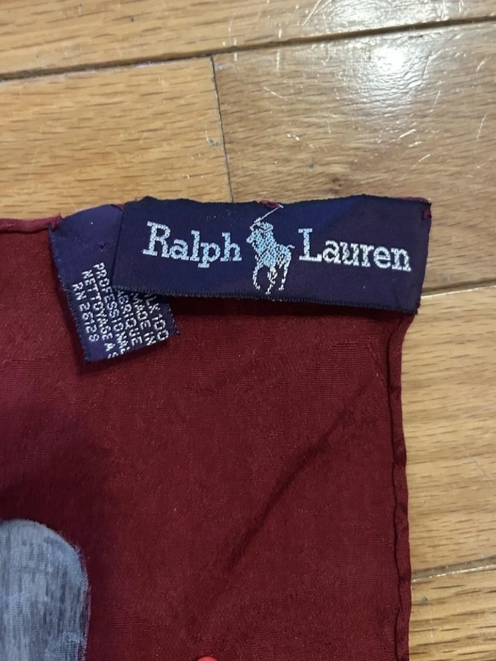 Vintage Ralph Lauren Purple Label Silk Scarf Equestrian Polo Italy 34x33 Luxury